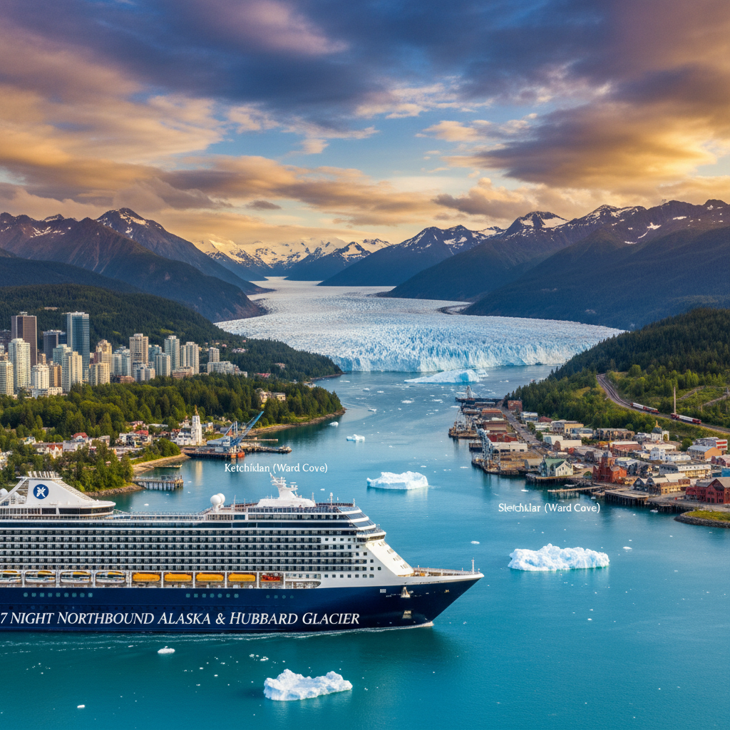 7 Night Northbound Alaska & Hubbard Glacier cruise ship photo 2