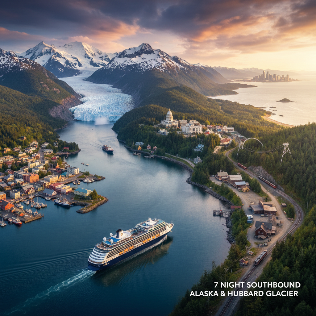 7 Night Southbound Alaska & Hubbard Glacier cruise ship photo 2