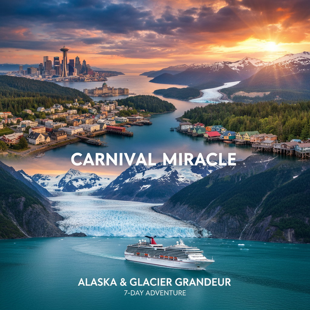 Alaska & Glacier Grandeur: 7-Day Carnival Miracle Adventure cruise ship photo 2